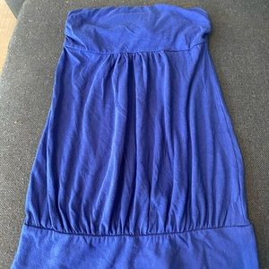 American Eagle Strapless Top with built in shelf bra. Blue. Size S/P